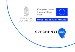 Supported by the European Union - European Social Fund